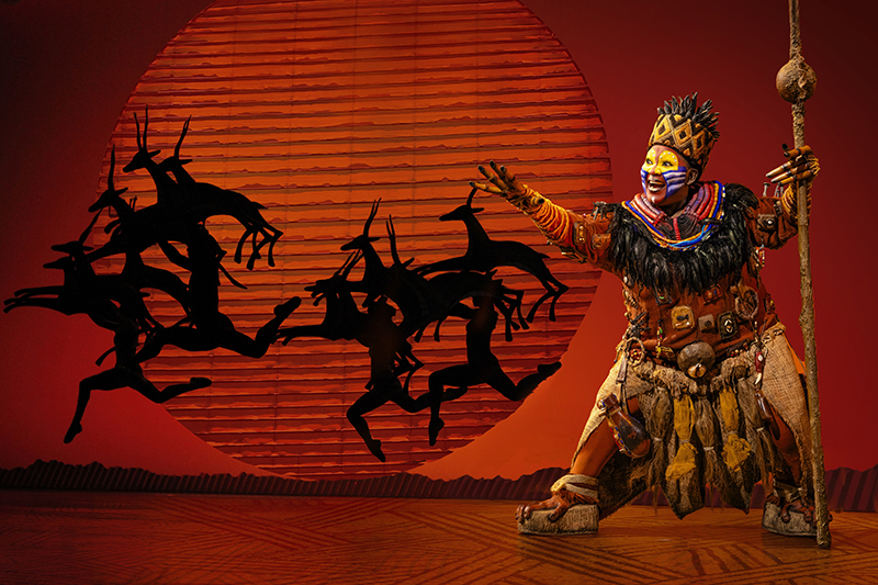 Zama Magudulela as Rafiki in the North American Tour of Disney's 'The Lion King.'