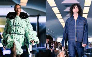 Look by Veronica Wardowski (L), Look by Bryce Truby (R)