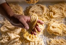 Fifty years later, Café Cortina's pasta is still handmade every day.