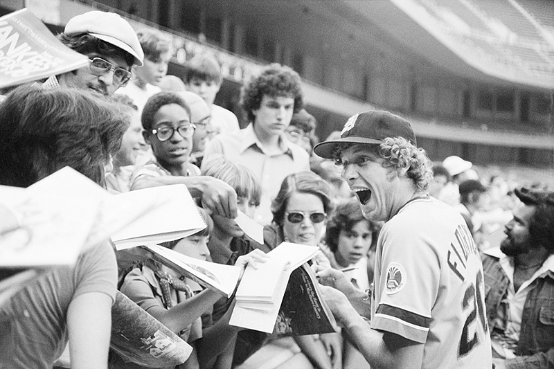 The 21-year-old was a fan favorite, even at Yankee Stadium on Aug. 2, 1976.