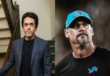 Mitch Albom and Dan Campbell