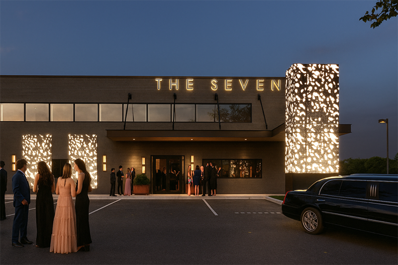 Exterior of The Seven in Ferndale
