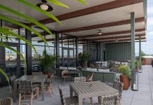 Topa's patio.