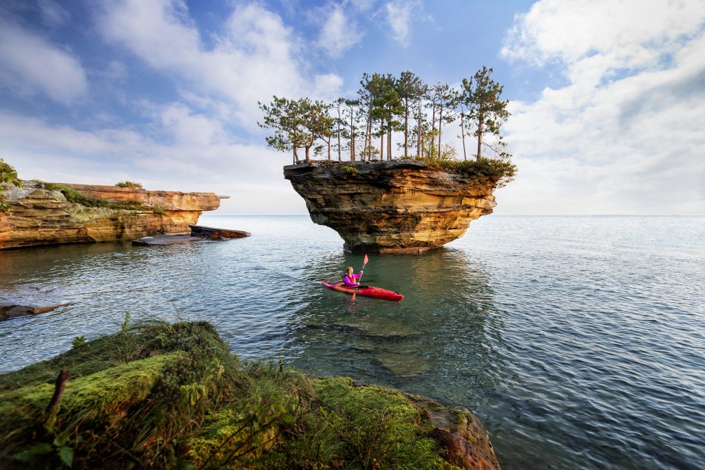 Turnip Rock near Port Austin