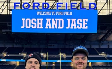 Josh and Jase at Ford Field in Detroit January 2026