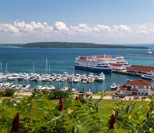 Marina View From Fort Mackinac