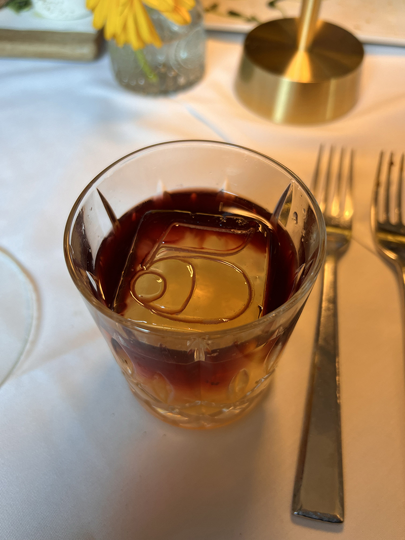 Smoked Lemon New Yorker specialty cocktail