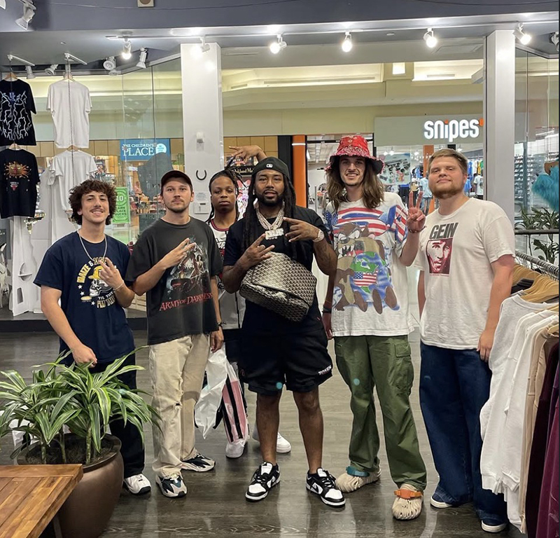 Icewear Vezzo visits Retro Fit at Oakland Mall in Troy.